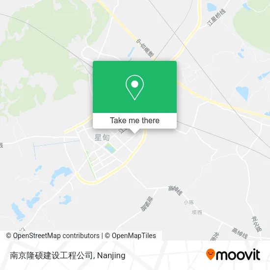 南京隆硕建设工程公司 map