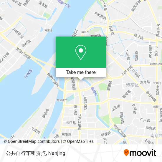 公共自行车租赁点 map