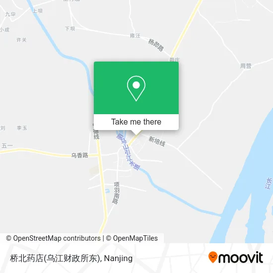 桥北药店(乌江财政所东) map