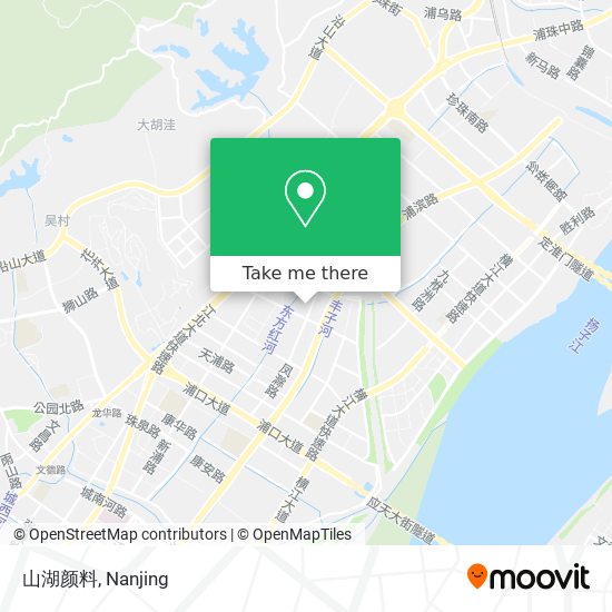山湖颜料 map