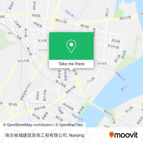 南京牧城建筑装饰工程有限公司 map