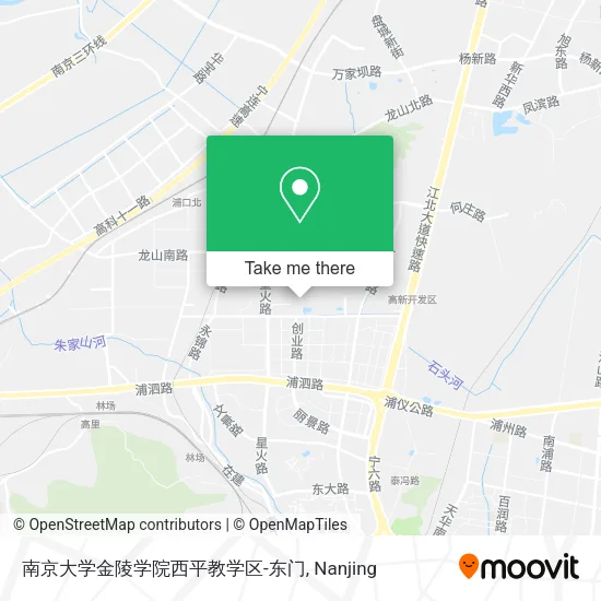 南京大学金陵学院西平教学区-东门 map