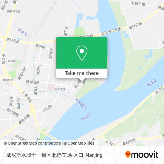 威尼斯水城十一街区北停车场-入口 map