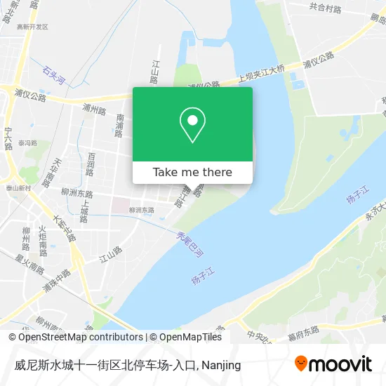威尼斯水城十一街区北停车场-入口 map