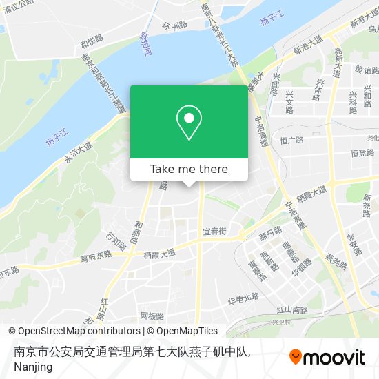 南京市公安局交通管理局第七大队燕子矶中队 map