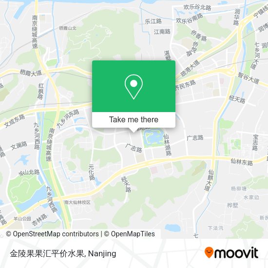 金陵果果汇平价水果 map