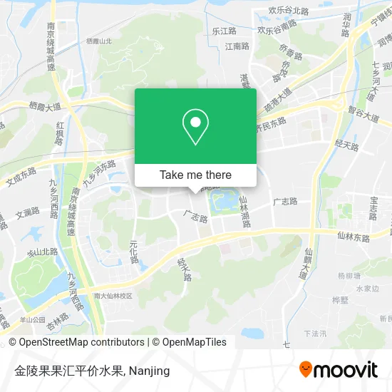 金陵果果汇平价水果 map