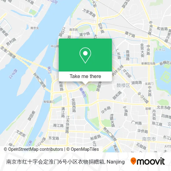 南京市红十字会定淮门6号小区衣物捐赠箱 map