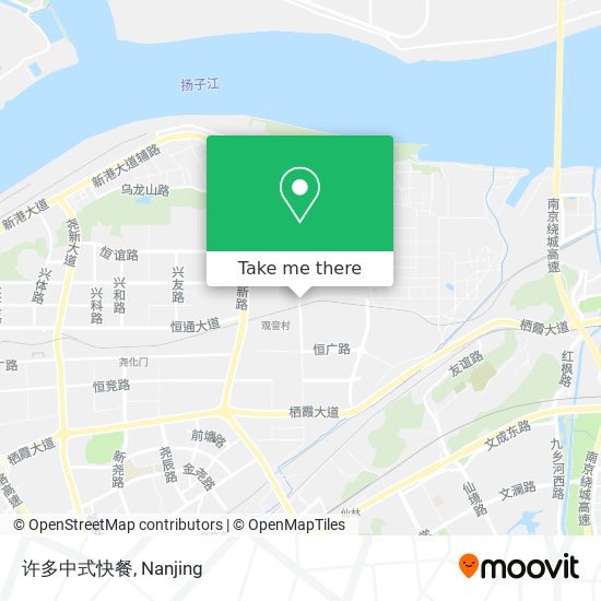 许多中式快餐 map