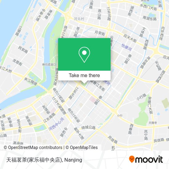 天福茗茶(家乐福中央店) map