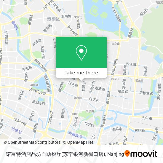 诺富特酒店品坊自助餐厅(苏宁银河新街口店) map