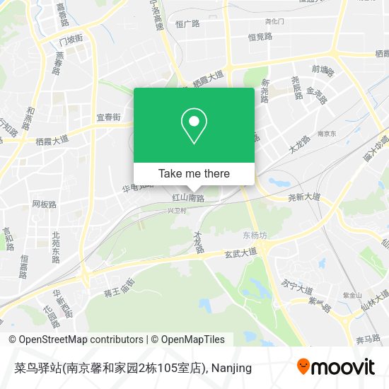 菜鸟驿站(南京馨和家园2栋105室店) map