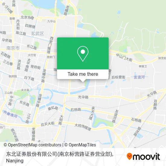 东北证券股份有限公司(南京标营路证券营业部) map