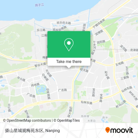 摄山星城观梅苑东区 map