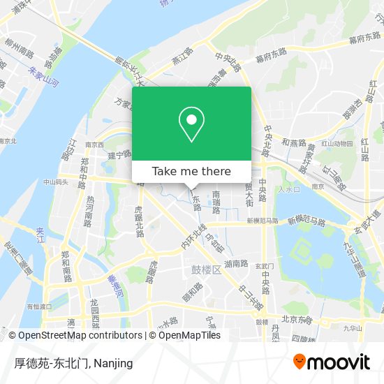 厚德苑-东北门 map
