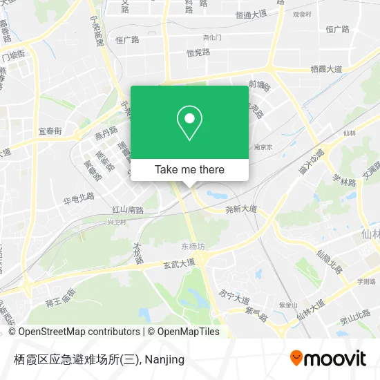 栖霞区应急避难场所(三) map