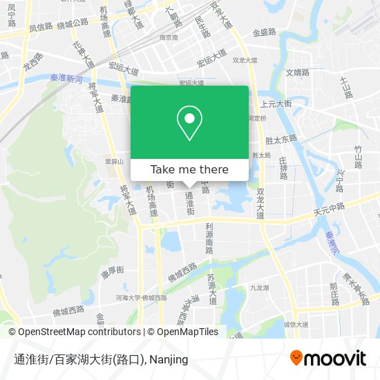 通淮街/百家湖大街(路口) map