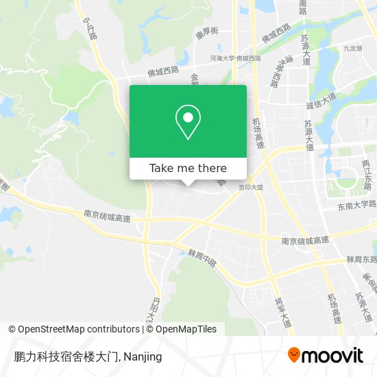 鹏力科技宿舍楼大门 map