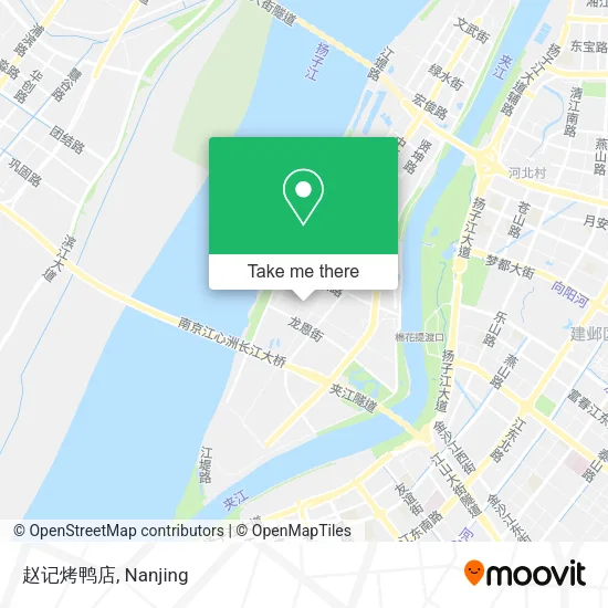 赵记烤鸭店 map