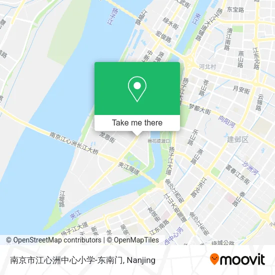 南京市江心洲中心小学-东南门 map