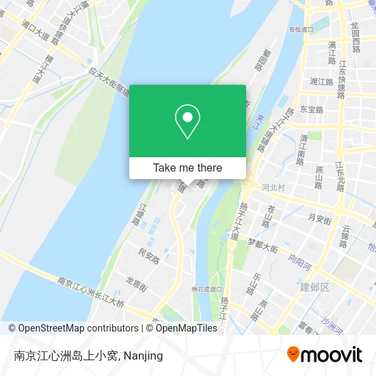 南京江心洲岛上小窝 map