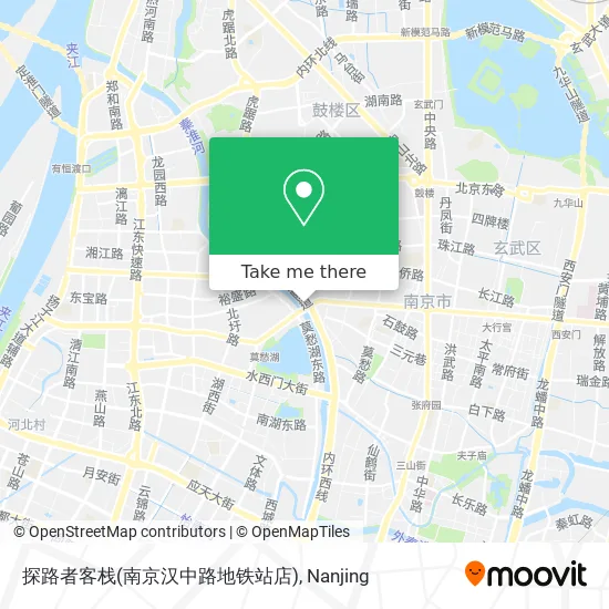 探路者客栈(南京汉中路地铁站店) map