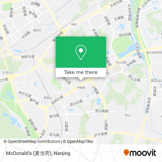 McDonald's (麦当劳) map