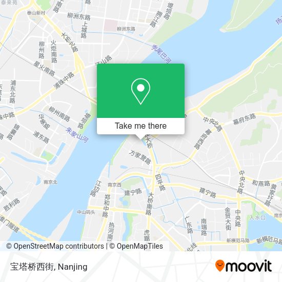 宝塔桥西街 map