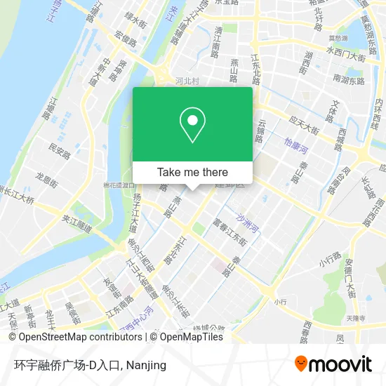 环宇融侨广场-D入口 map