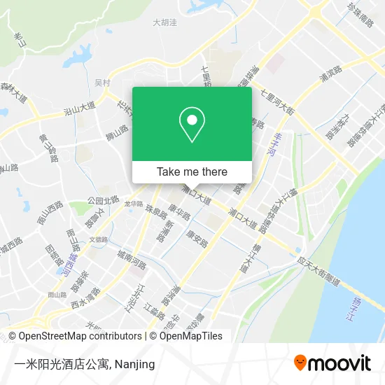 一米阳光酒店公寓 map
