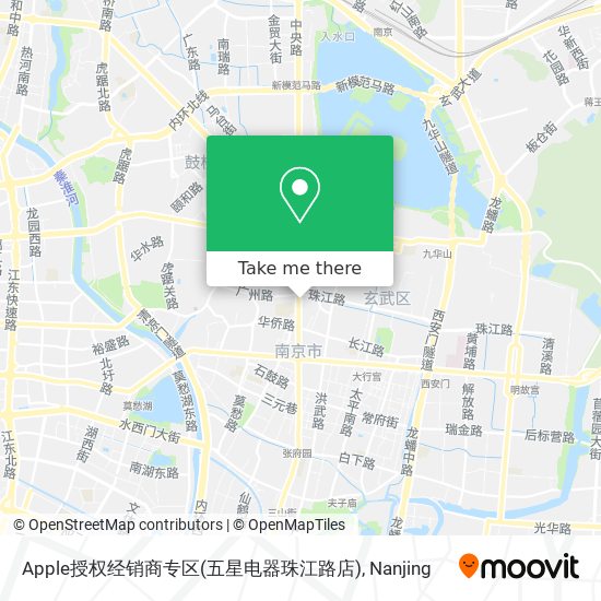Apple授权经销商专区(五星电器珠江路店) map