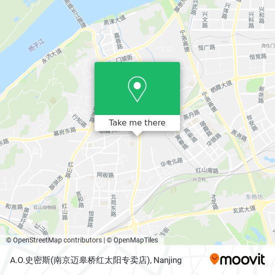 A.O.史密斯(南京迈皋桥红太阳专卖店) map