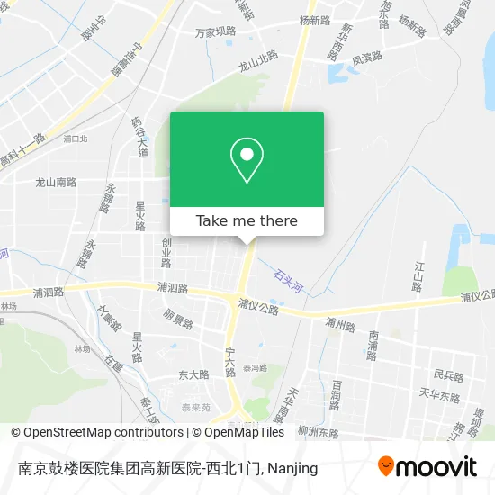 南京鼓楼医院集团高新医院-西北1门 map