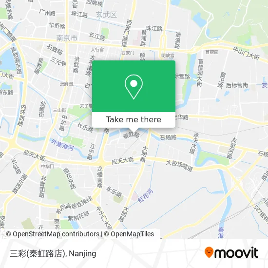 三彩(秦虹路店) map
