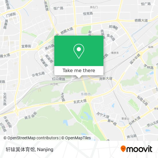 轩辕翼体育馆 map