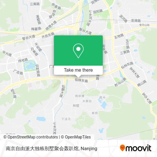 南京自由派大独栋别墅聚会轰趴馆 map