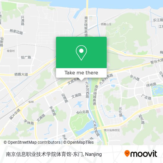 南京信息职业技术学院体育馆-东门 map