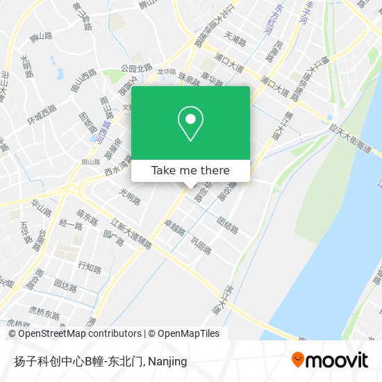 扬子科创中心B幢-东北门 map