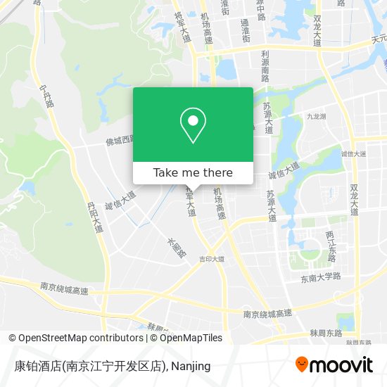 康铂酒店(南京江宁开发区店) map