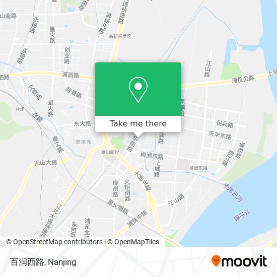 百润西路 map