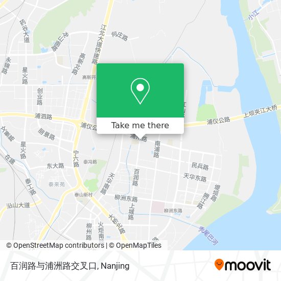 百润路与浦洲路交叉口 map
