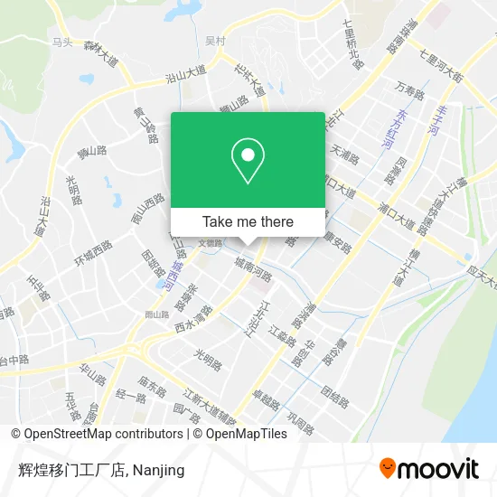辉煌移门工厂店 map