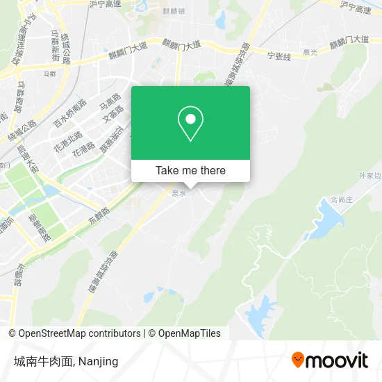 城南牛肉面 map