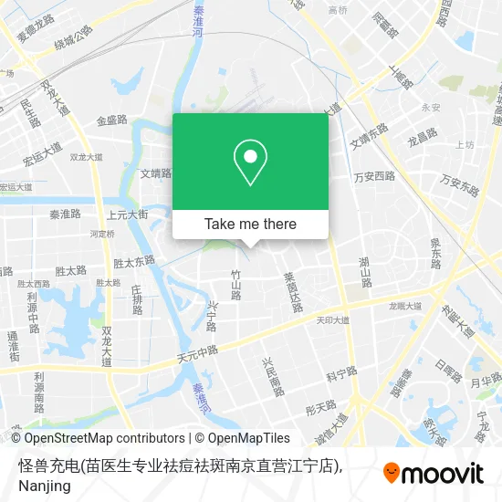怪兽充电(苗医生专业祛痘祛斑南京直营江宁店) map