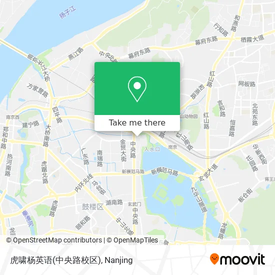 虎啸杨英语(中央路校区) map