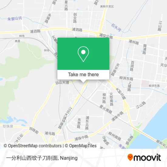 一分利山西饺子刀削面 map