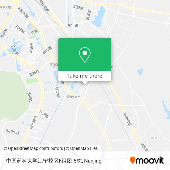中国药科大学江宁校区F组团-5栋 map