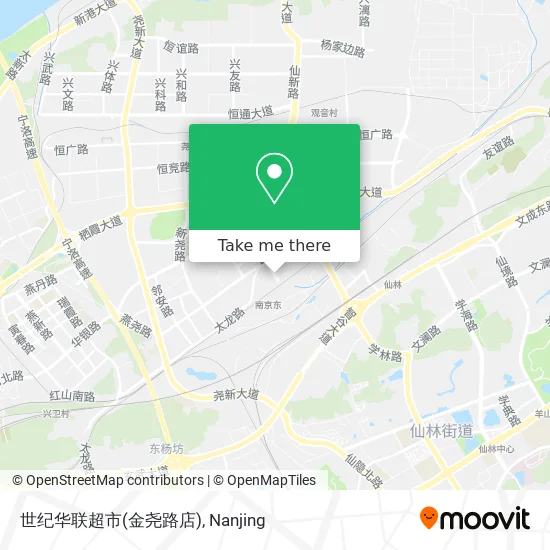 世纪华联超市(金尧路店) map