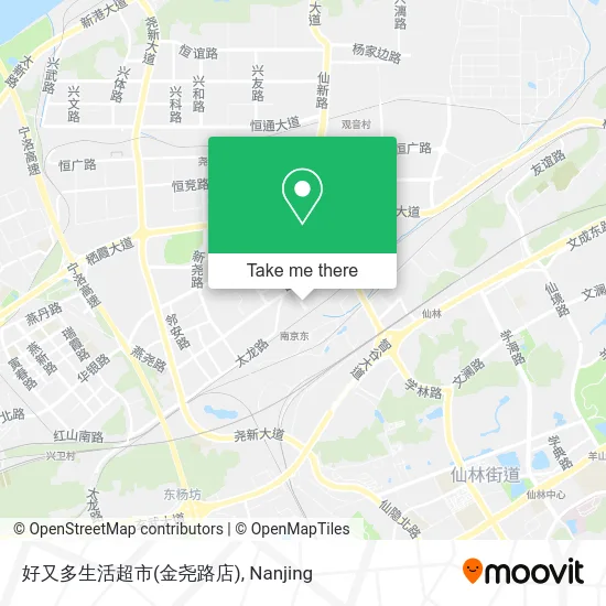 好又多生活超市(金尧路店) map