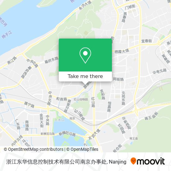 浙江东华信息控制技术有限公司南京办事处 map